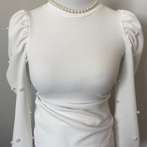 White Pearl Blouse